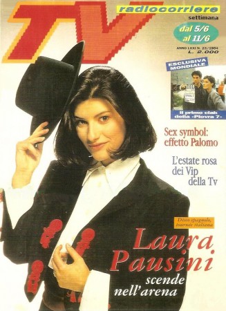Capa da revista "TV radiocorriere", 5 Junho 1994